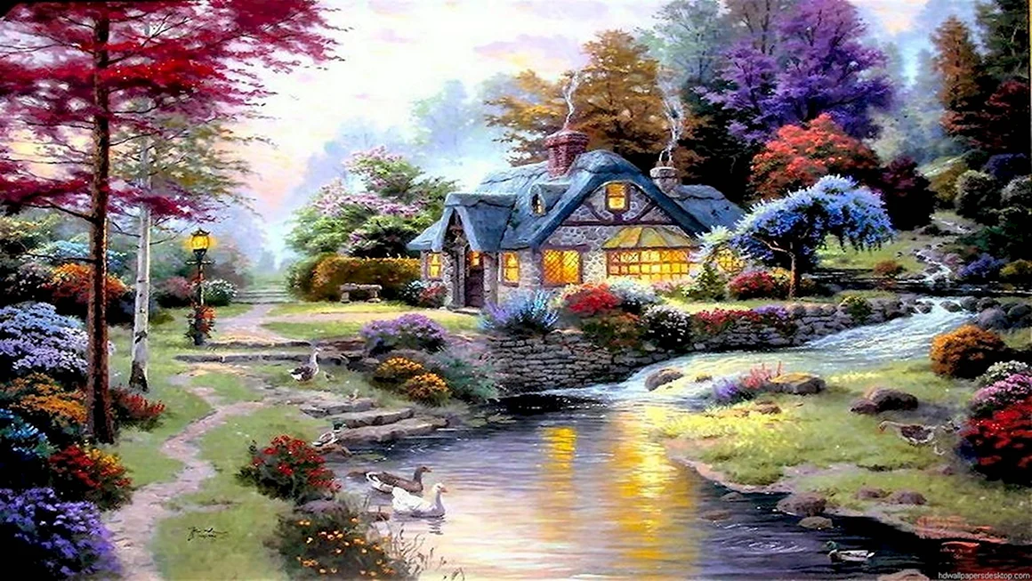Художник Томас Кинкейд Калифорния