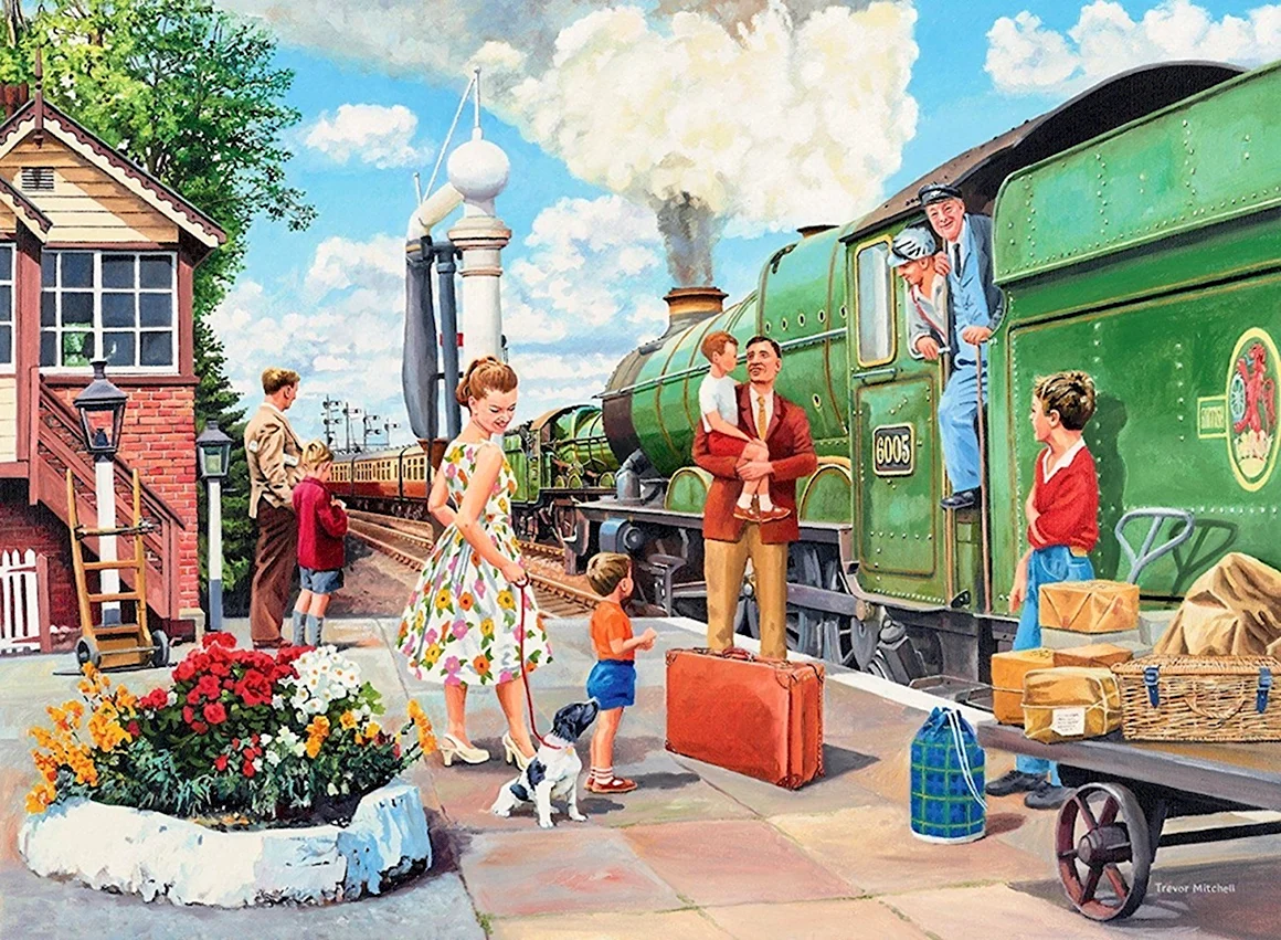 Художник Trevor Mitchell.