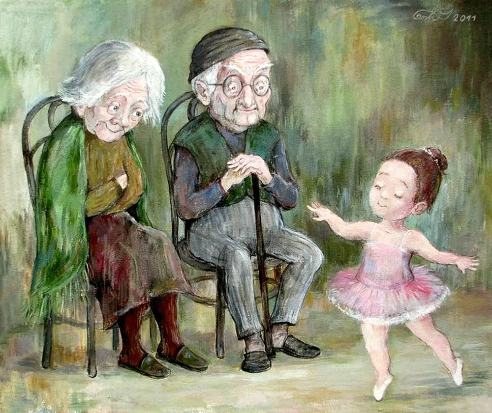 Художница Нино Чакветадзе бабушка