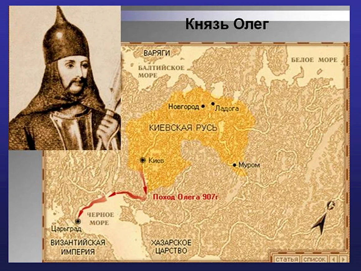 Киевская Русь походы Олега