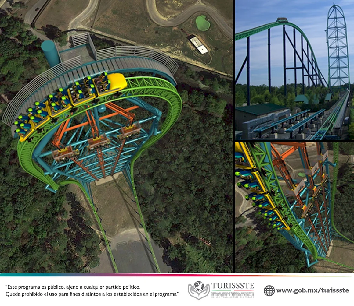 Kingda ka Six Flags great Adventure Нью-джерси США