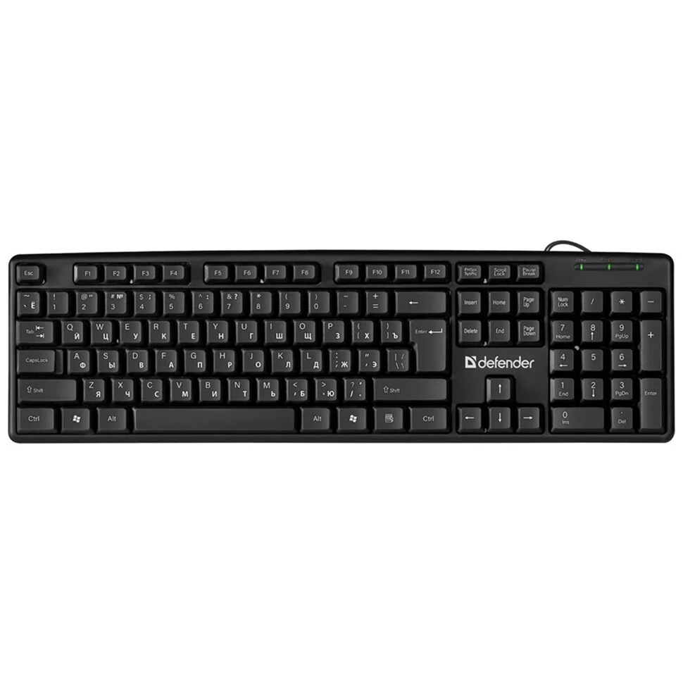 Клавиатура Oklick 90m черный USB