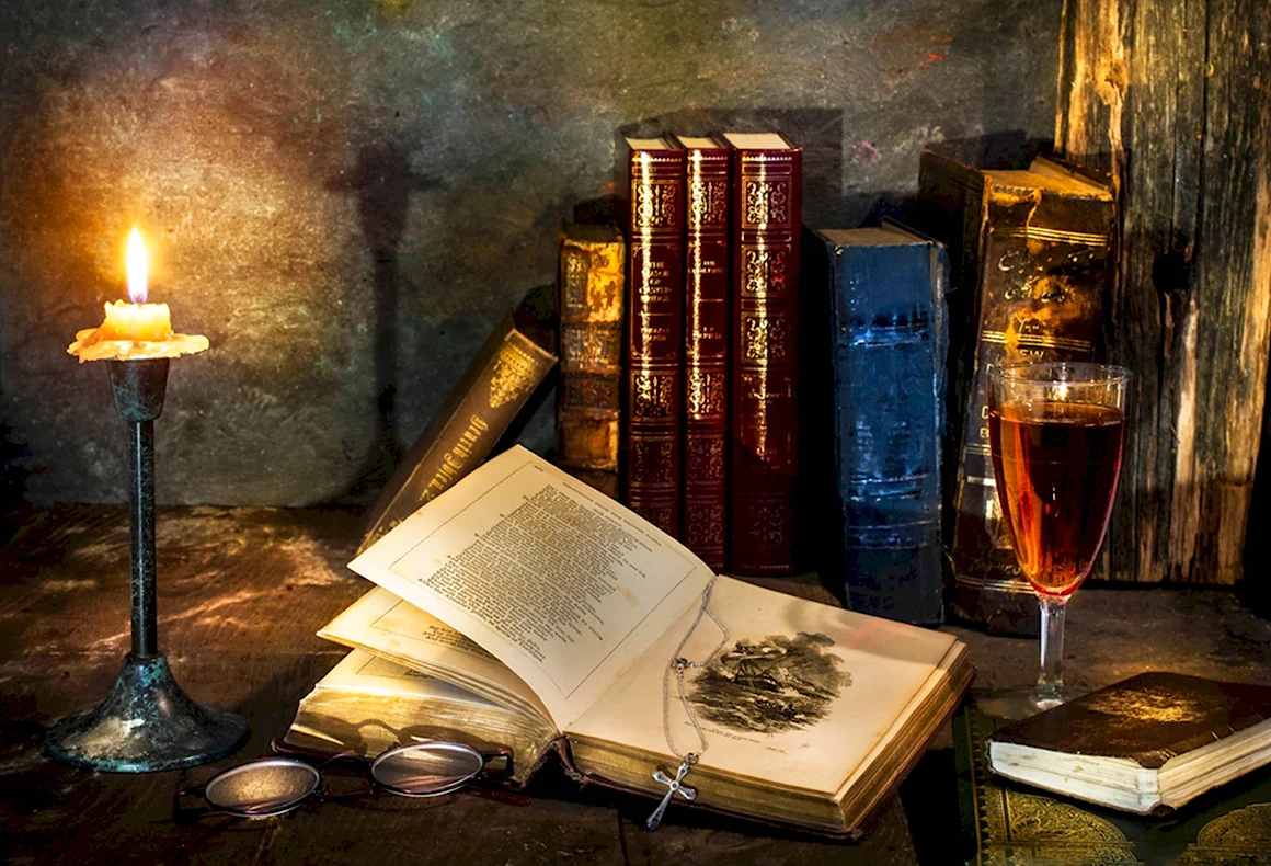 Книжный натюрморт
