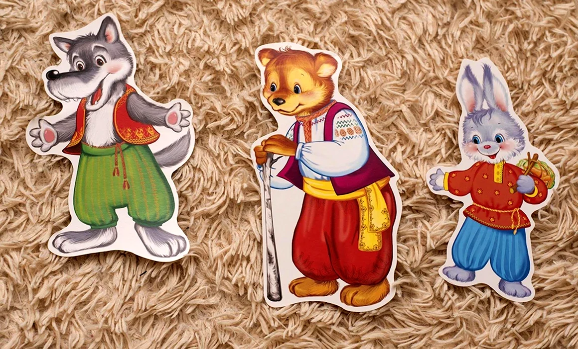Колобок заяц волк медведь лиса