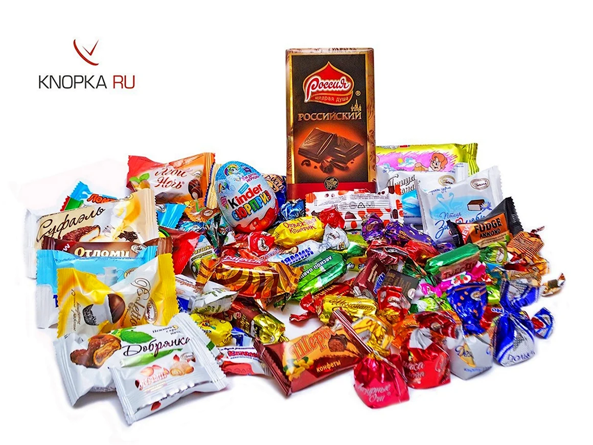 Конфеты рот фронт ассортимент