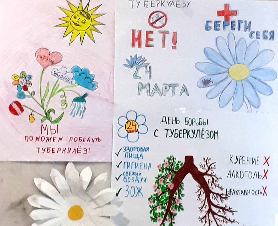 Конкурс белая Ромашка против туберкулеза