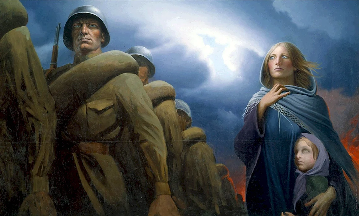 Константин Васильев «прощание славянки» 1974