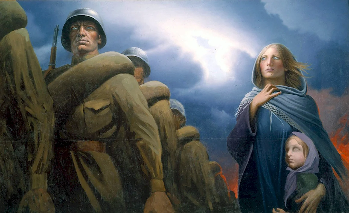 Константин Васильев «прощание славянки» 1974