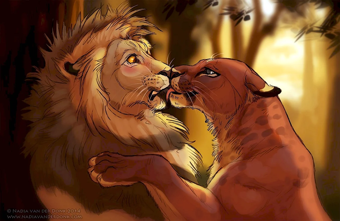 Король Лев аниме львицы