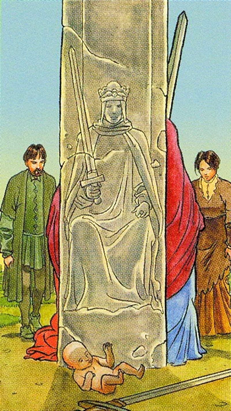 Король мечей Таро Райдера Уэйта