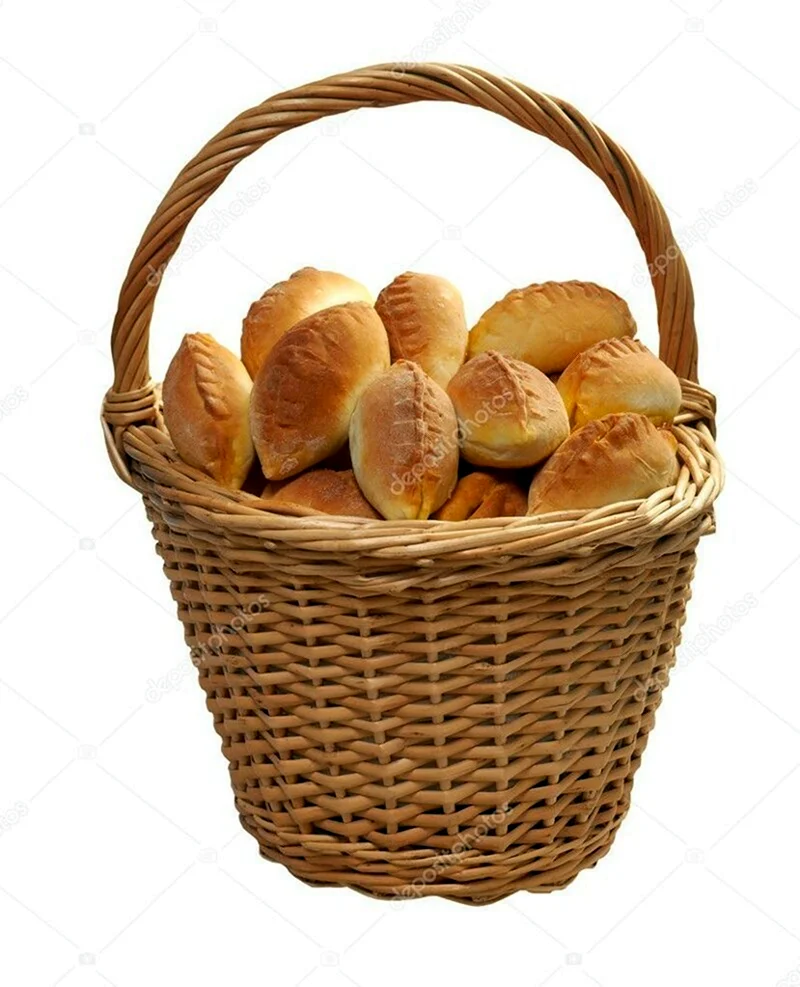 Корзина с пирожками