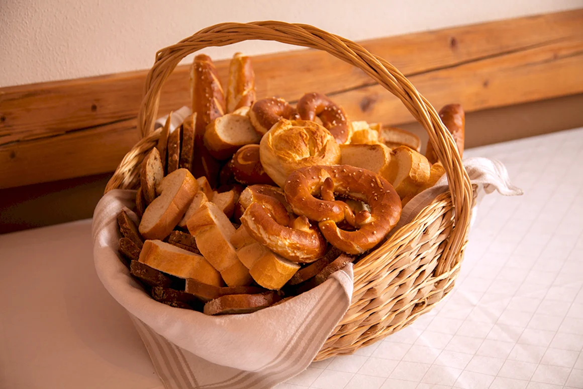 Корзина с пирожками