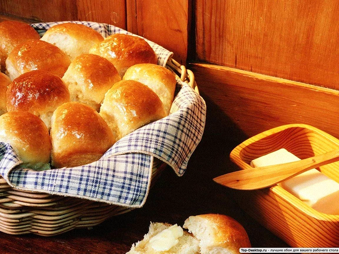 Корзинка с пирожками