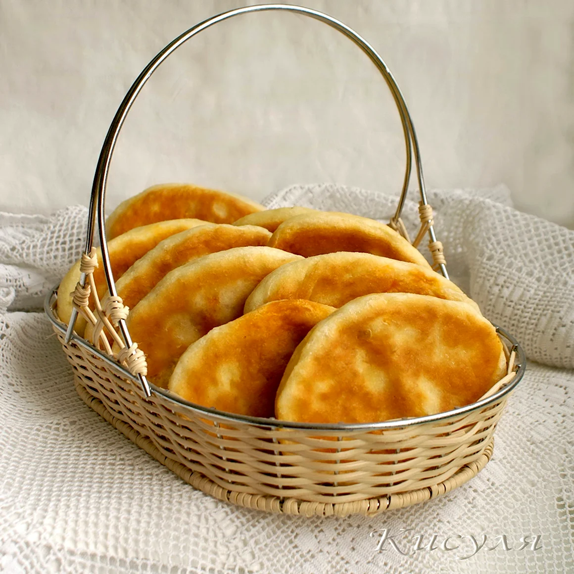 Корзинка с пирожками
