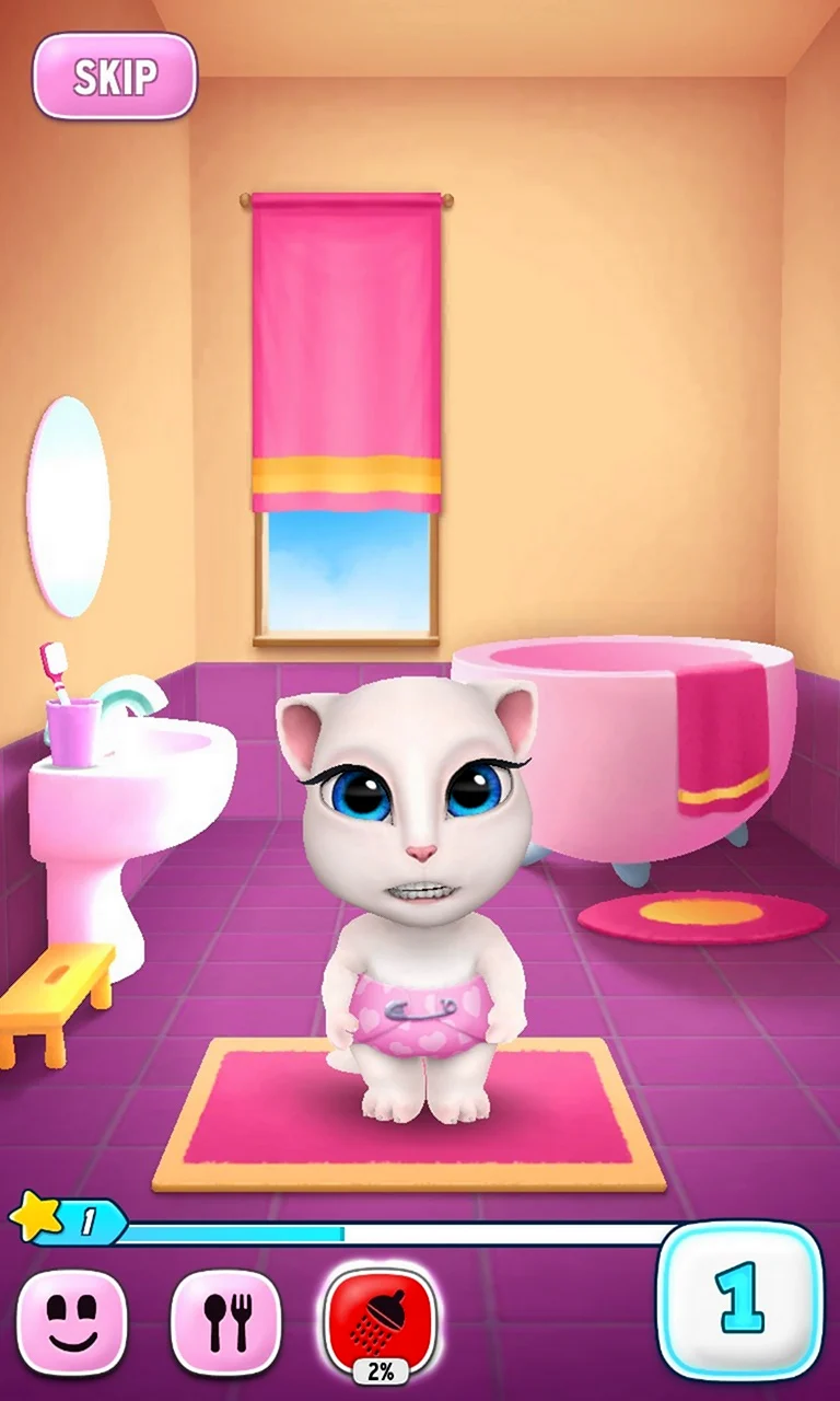 Кошечка Анжела игра