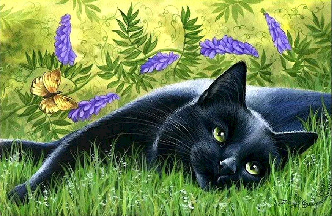 Кошки художницы Ирины Гармашовой