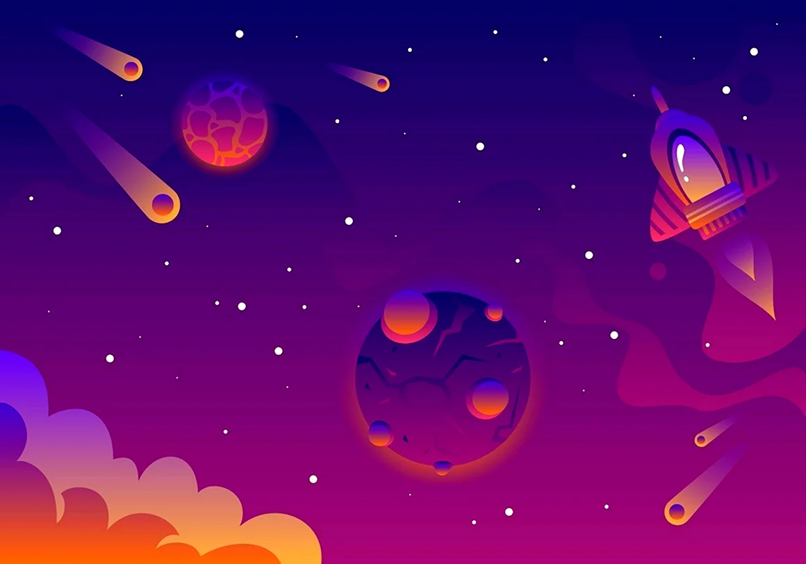 Космический фон для детей