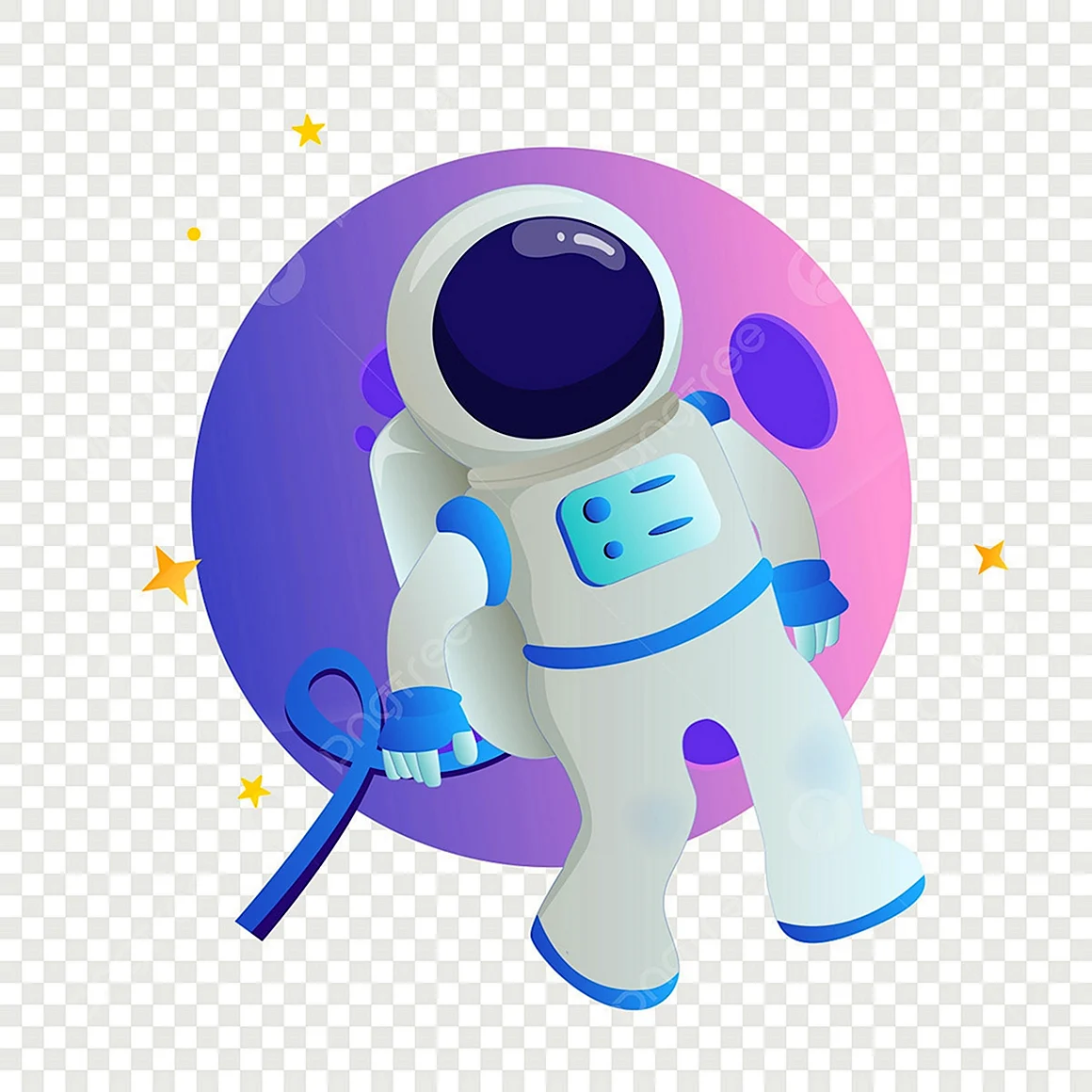 Космонавт Flat