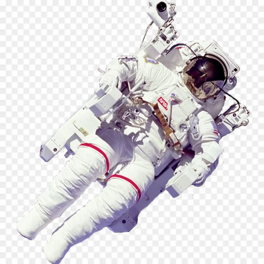 Космонавт на белом фоне