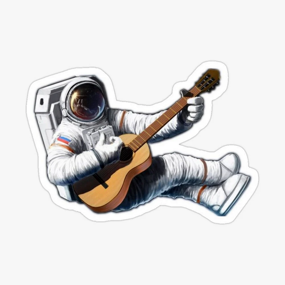 Космонавт с гитарой