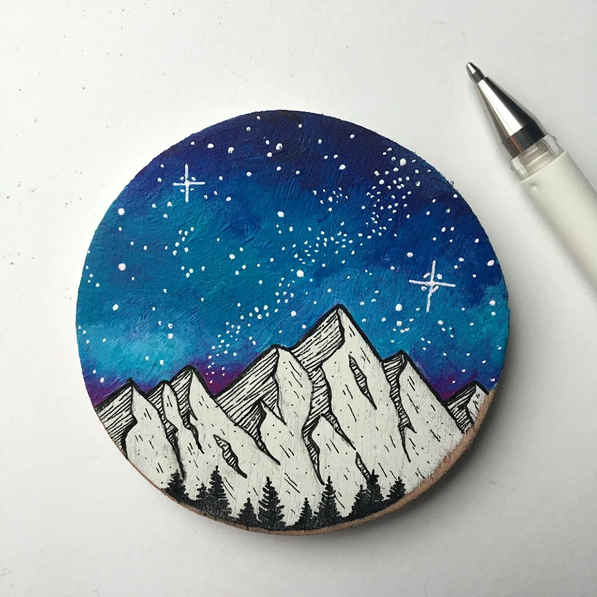 Космос фломастерами