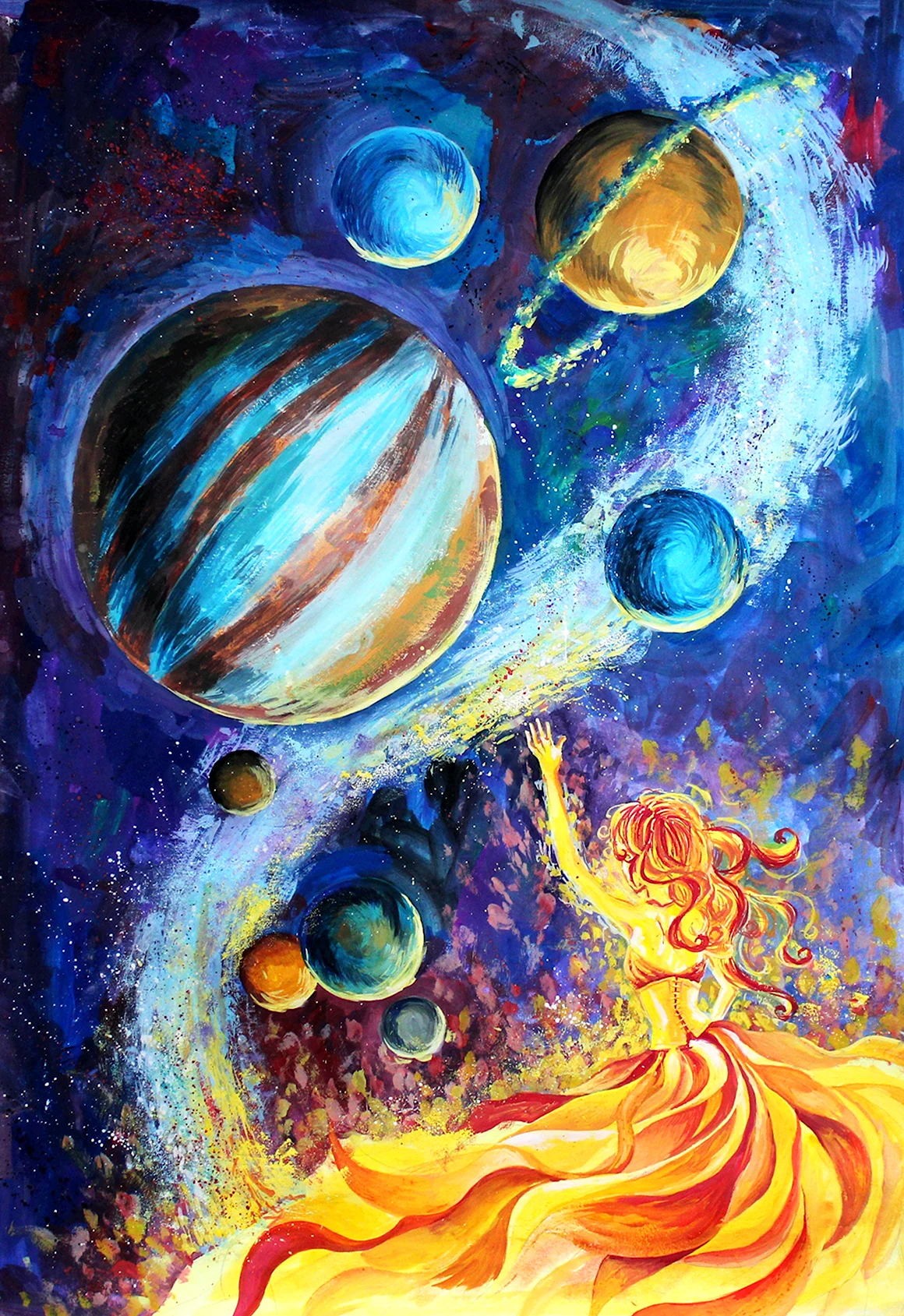 Космос иллюстрация