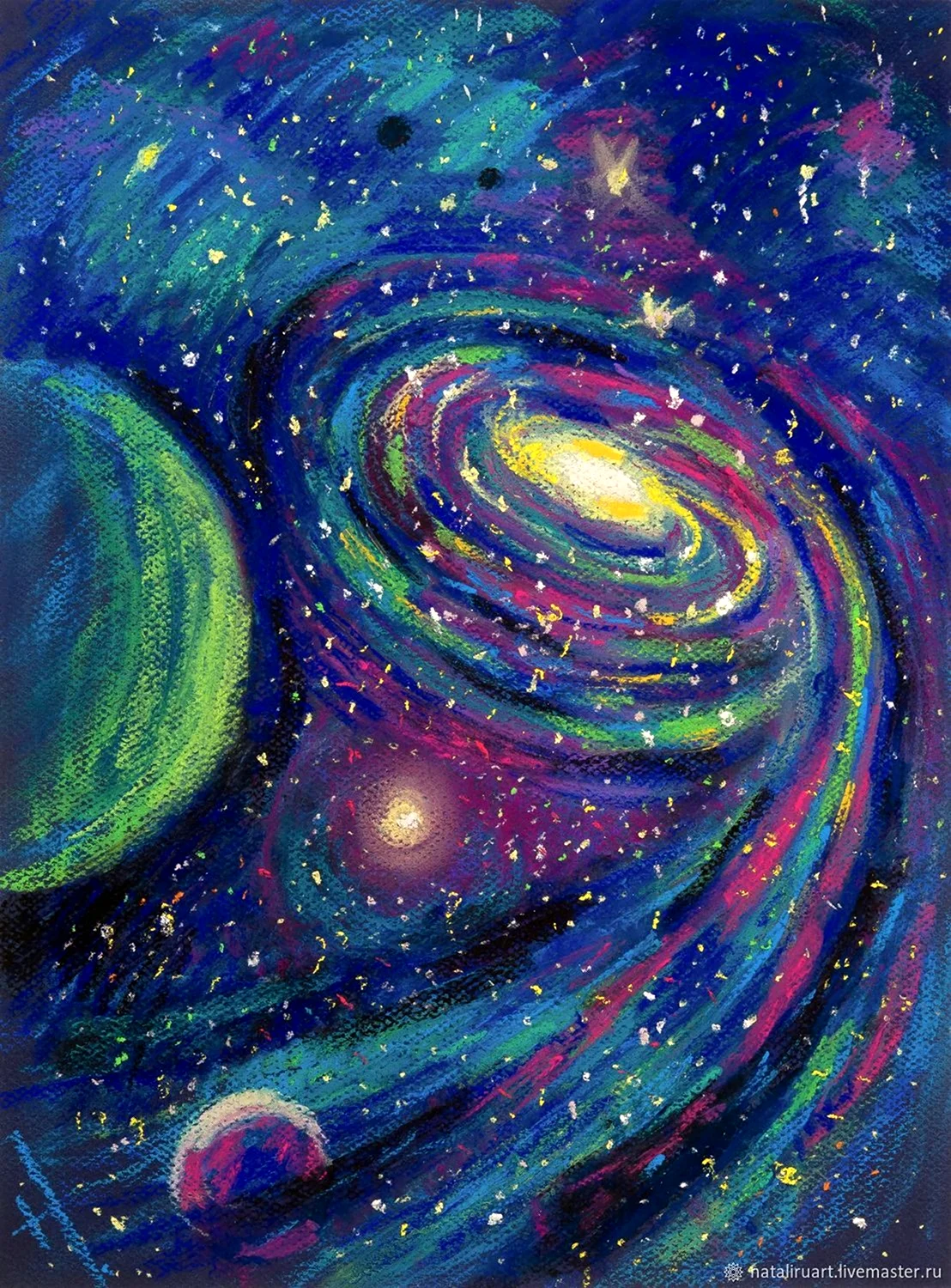 Космос красками