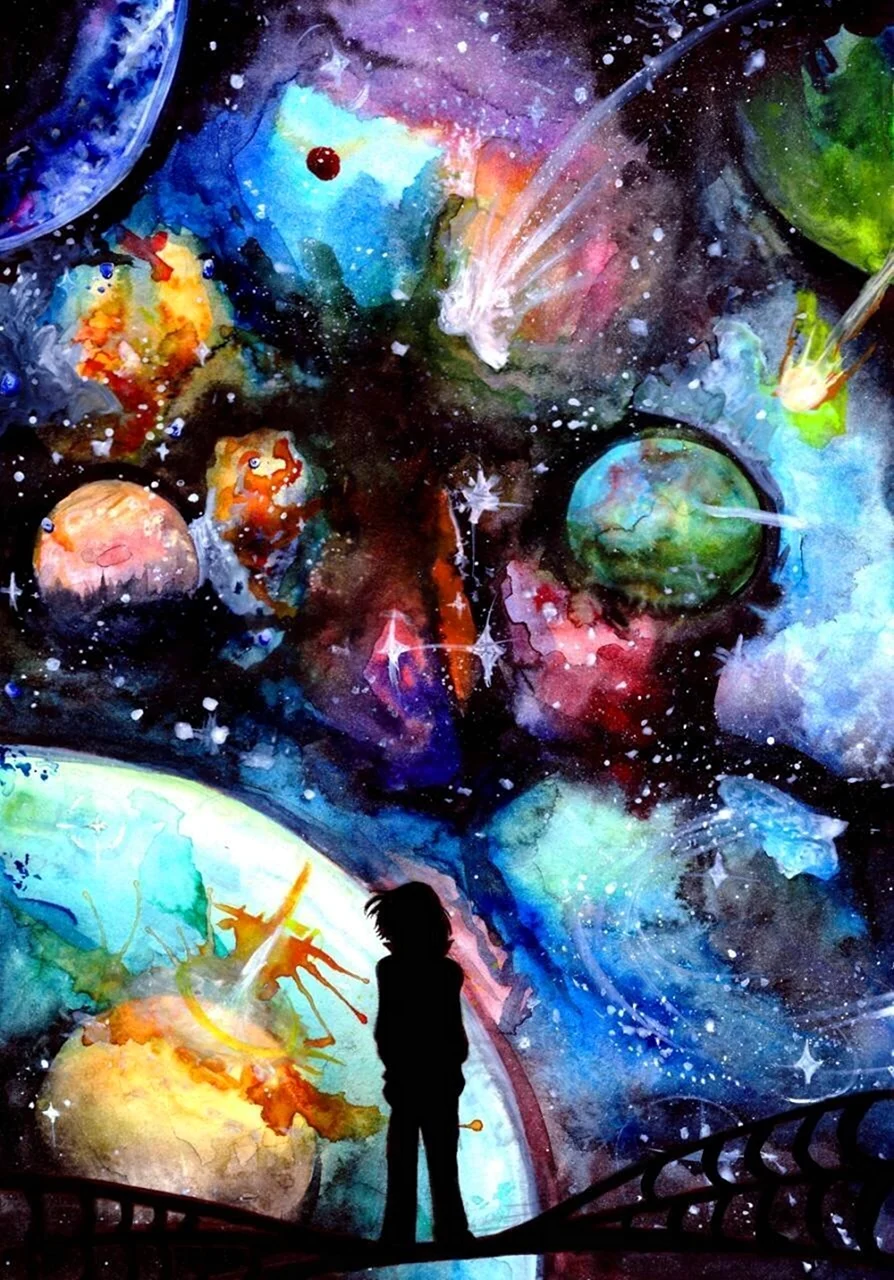 Космос рисунок