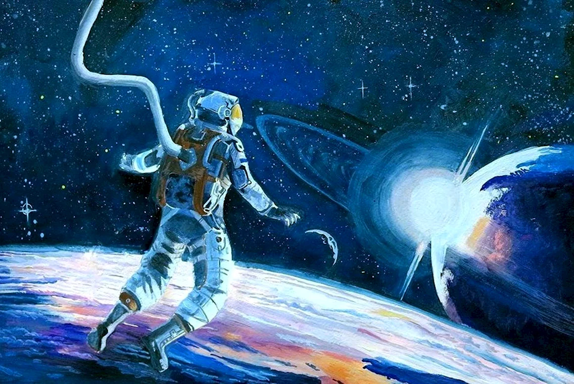 Космос рисунок