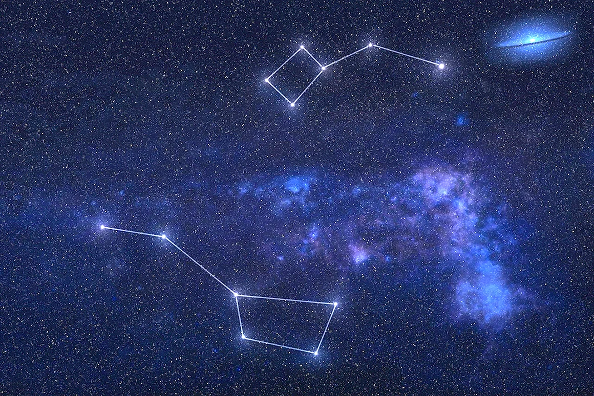 Космос созвездия большая Медведица