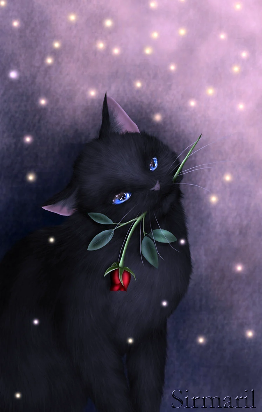 Кот арт