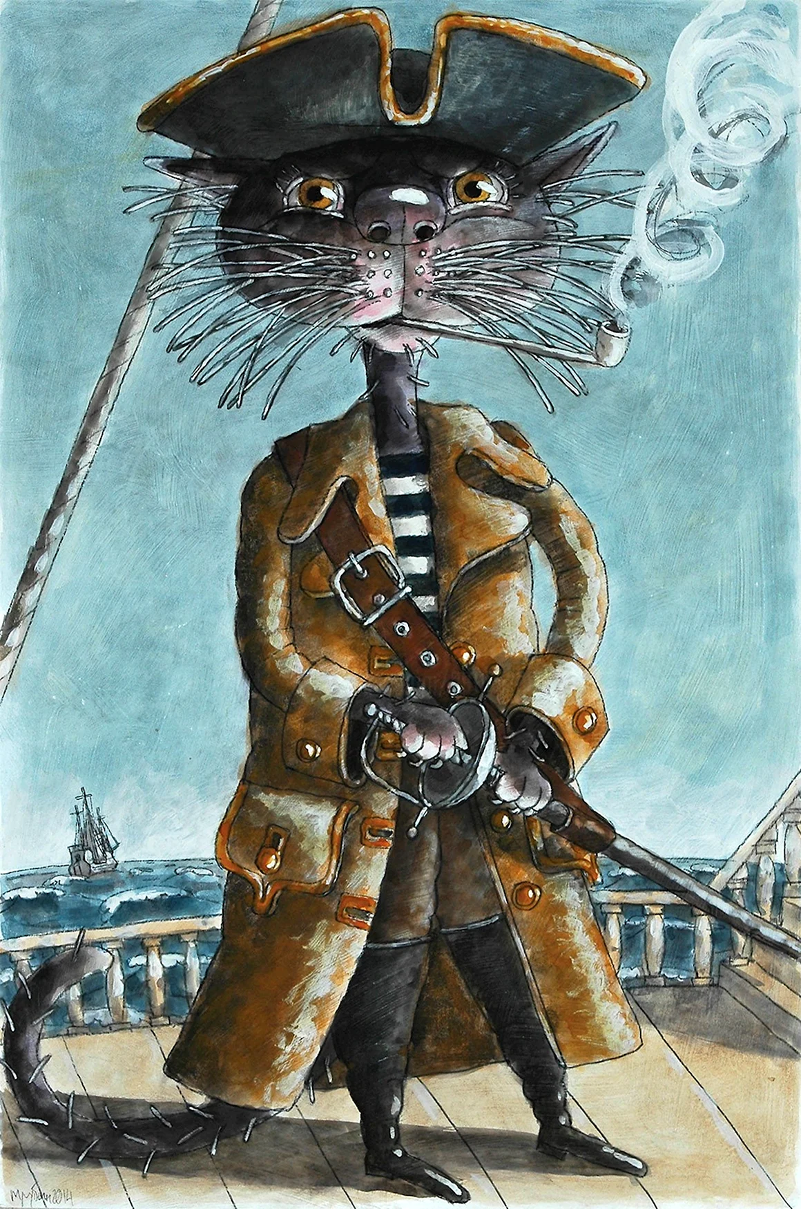 Кот пират