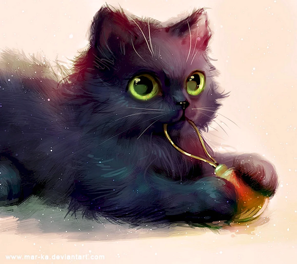 Котики арт
