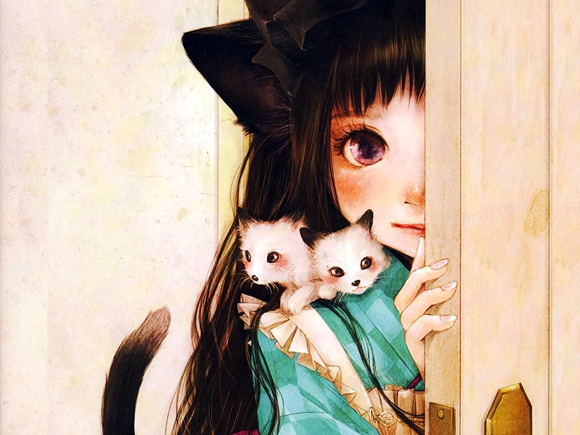 Котики арт