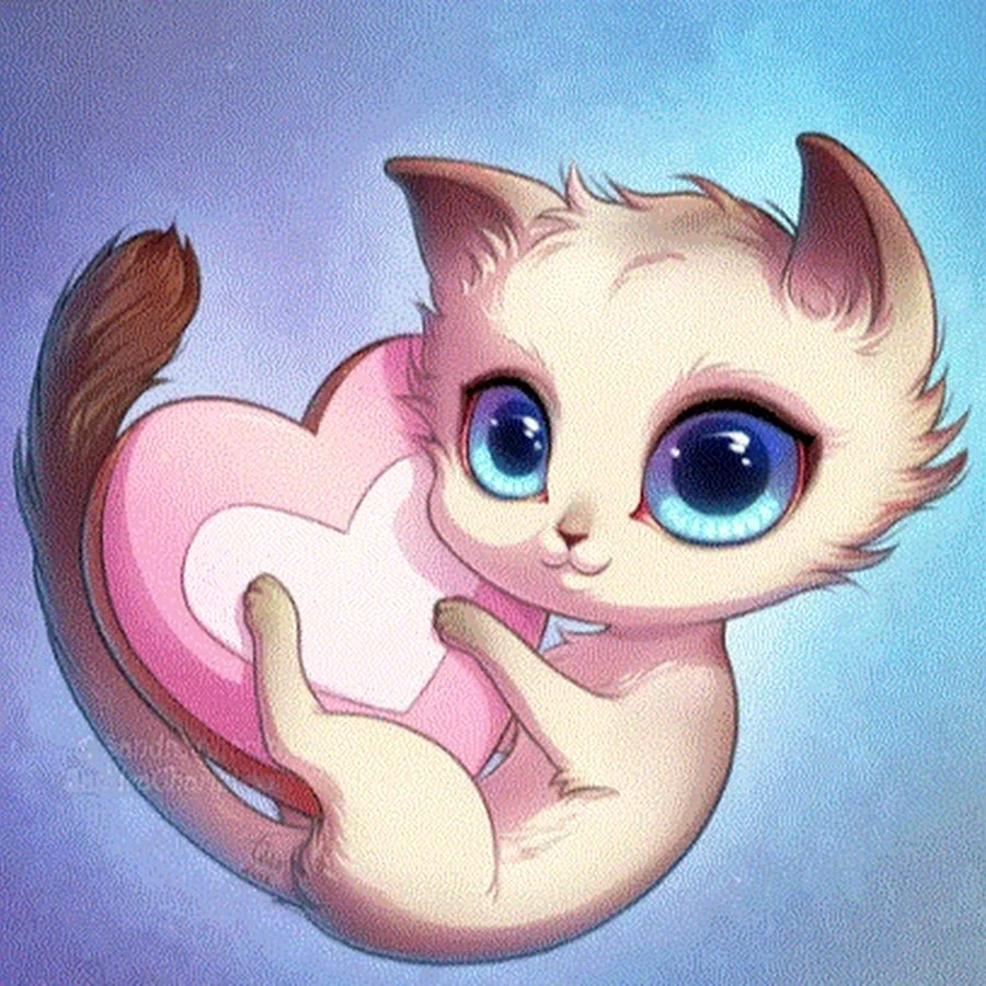 Котики мультяшные