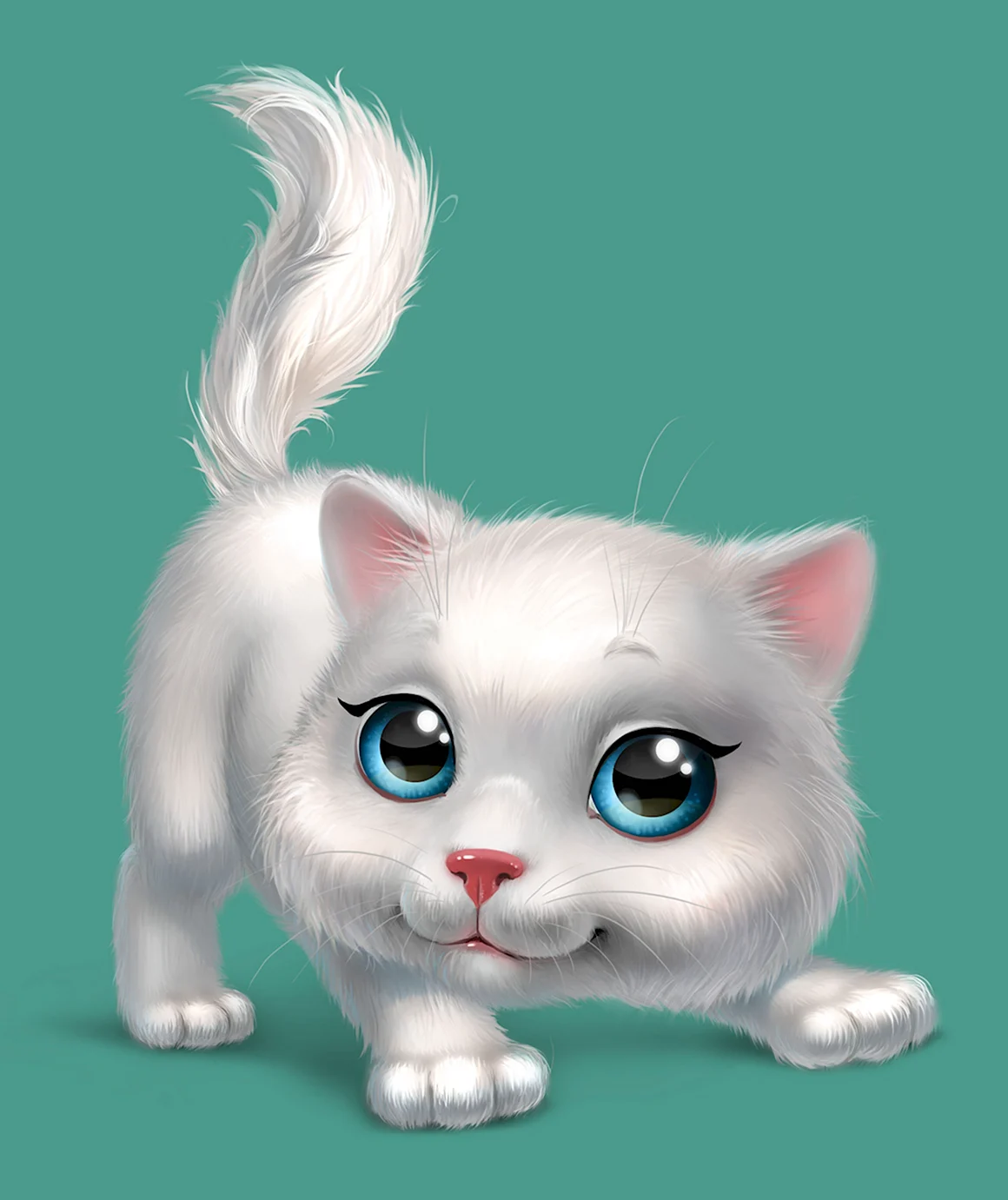 Котики мультяшные