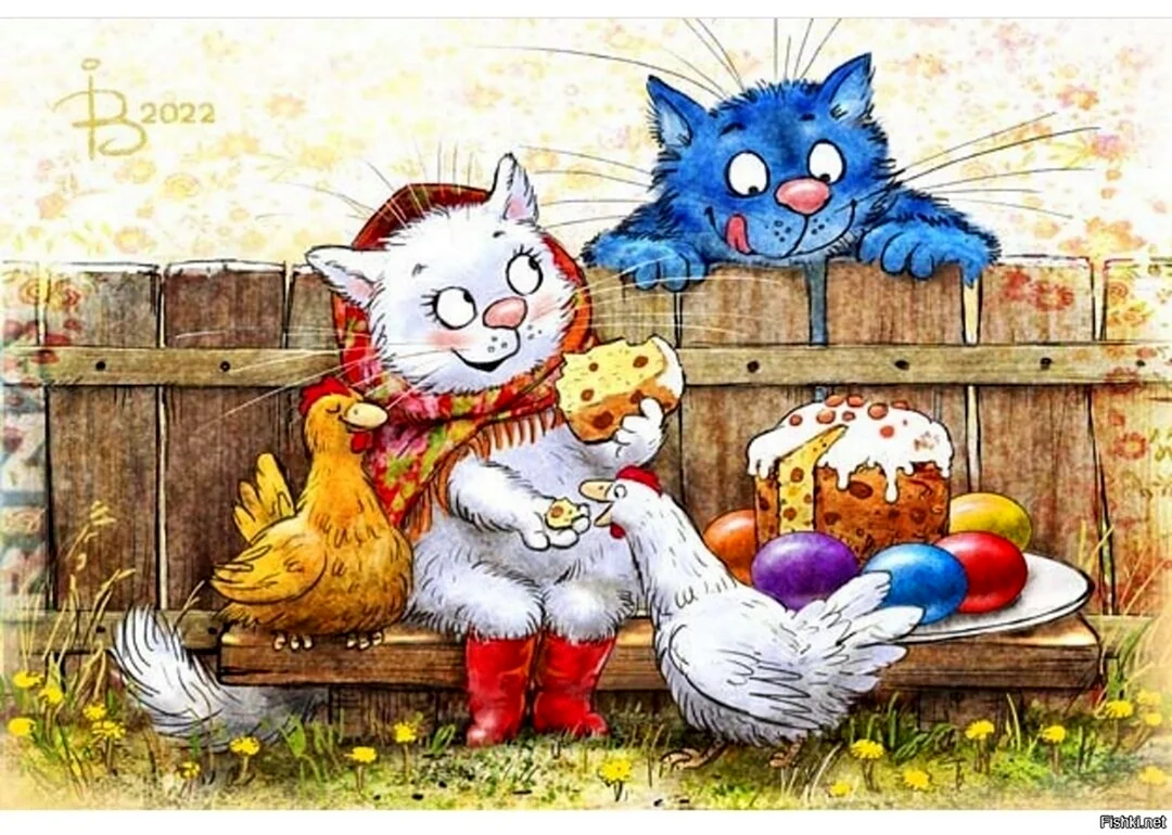 Коты Минской художницы Ирины Зенюк