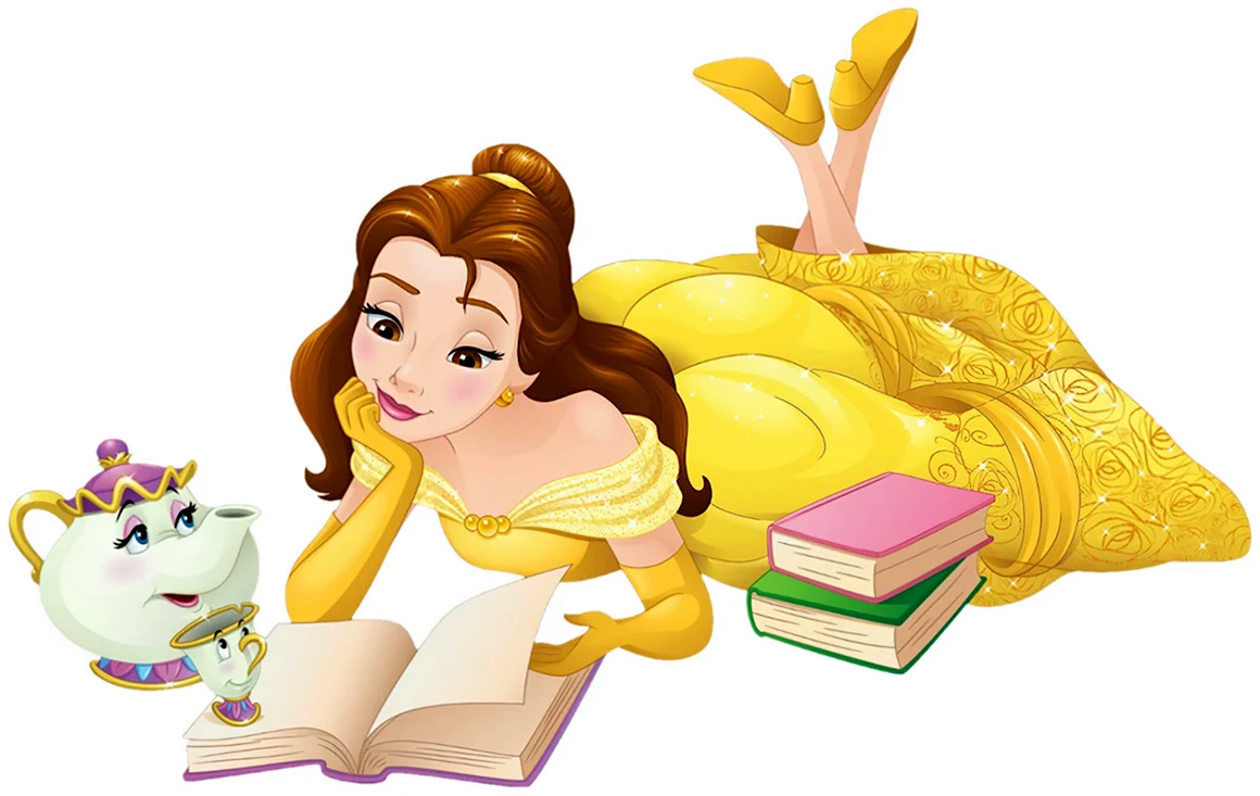 Красавица и чудовище Бель с книгой