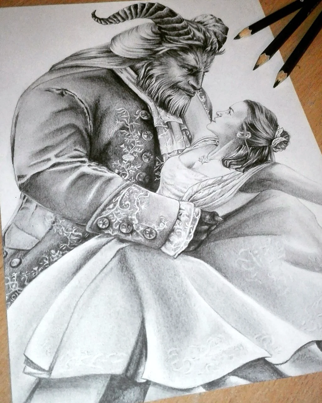 Красавица и чудовище скетч
