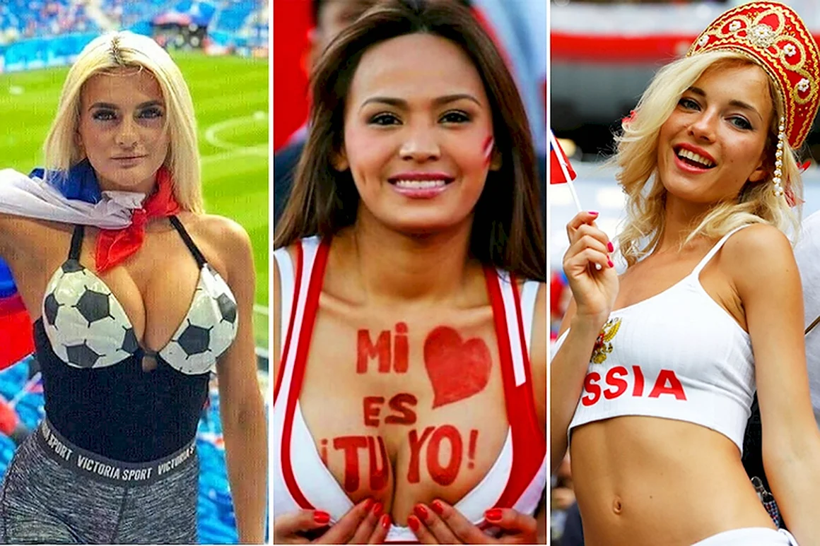 Красивые голые болельщицы