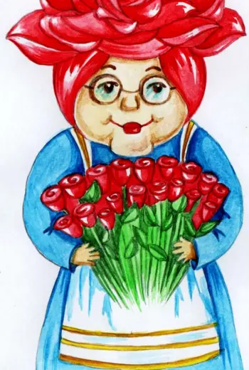 Красивые рисунки для бабушки