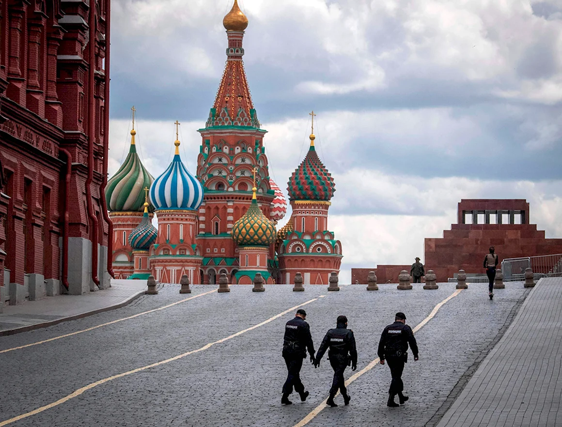Красная площадь без людей
