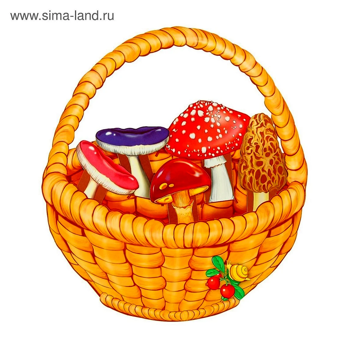Красная шапочка с лукошком