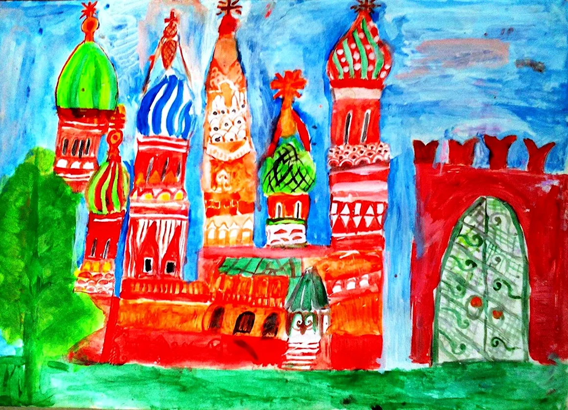 Кремль рисунок