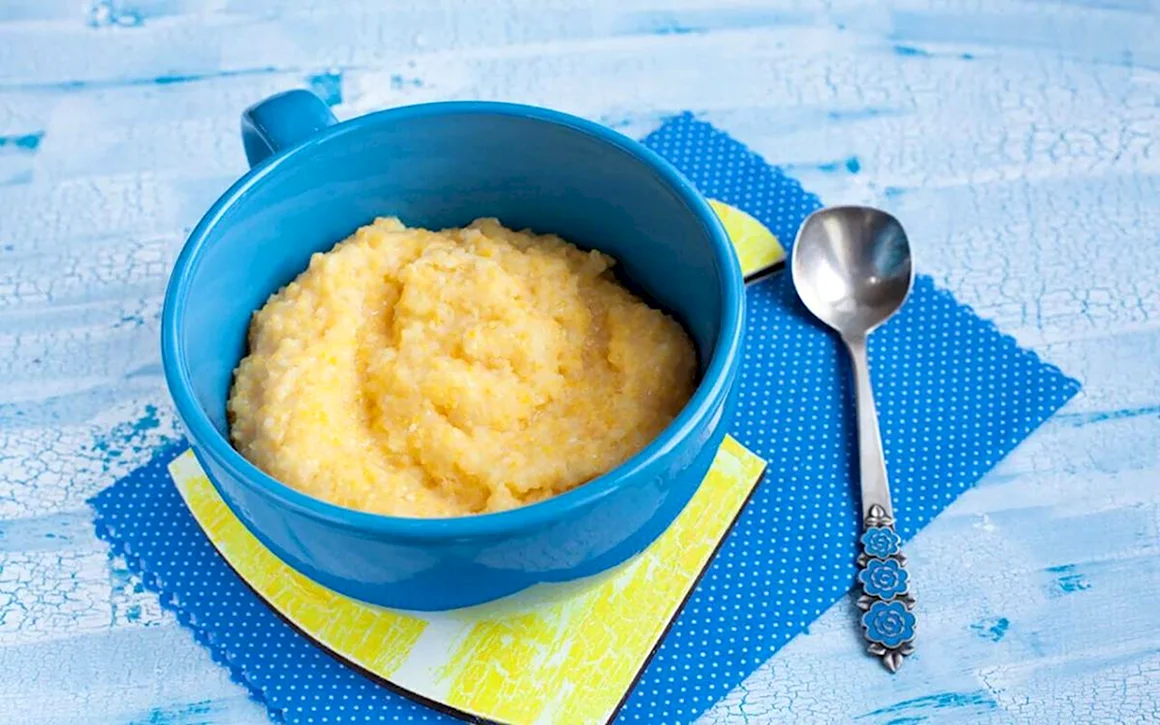 Кукурузная каша на молоке