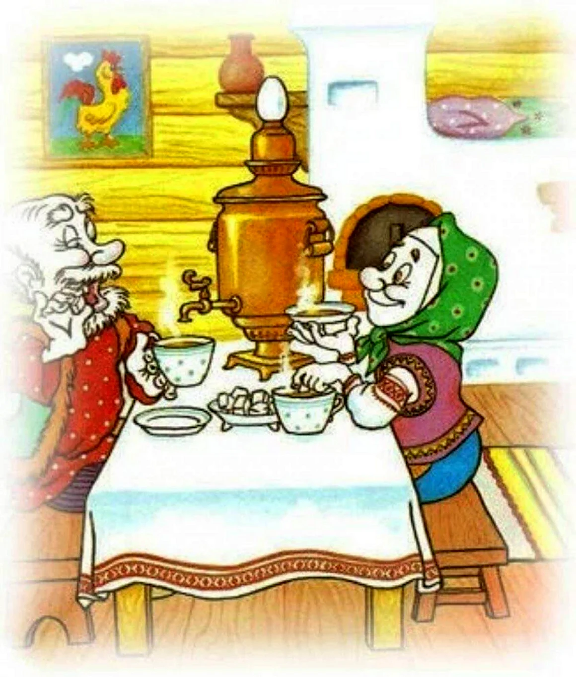 Курочка Ряба дед и баба