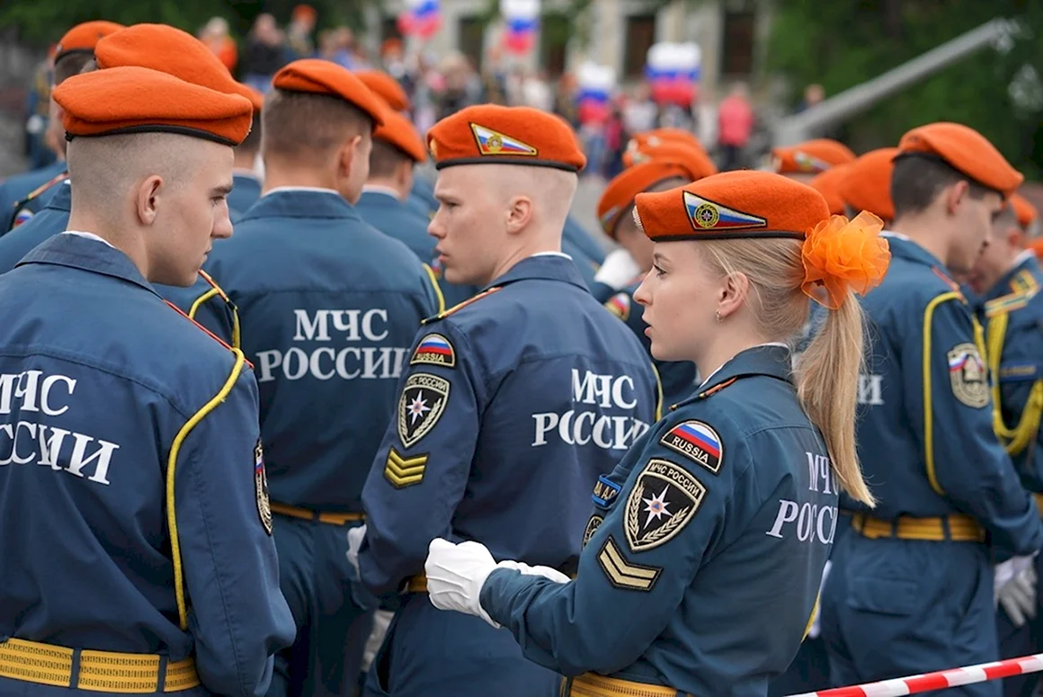 Курсанты МЧС России
