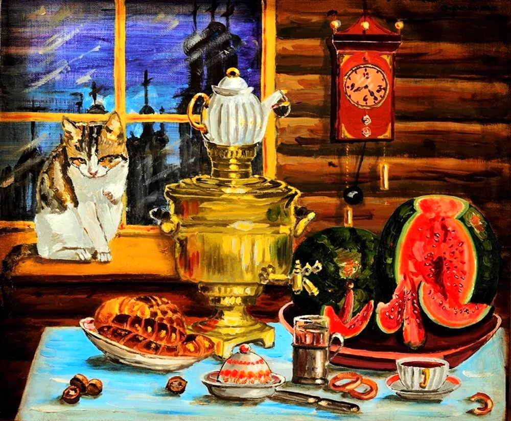 Кустодиев самовар