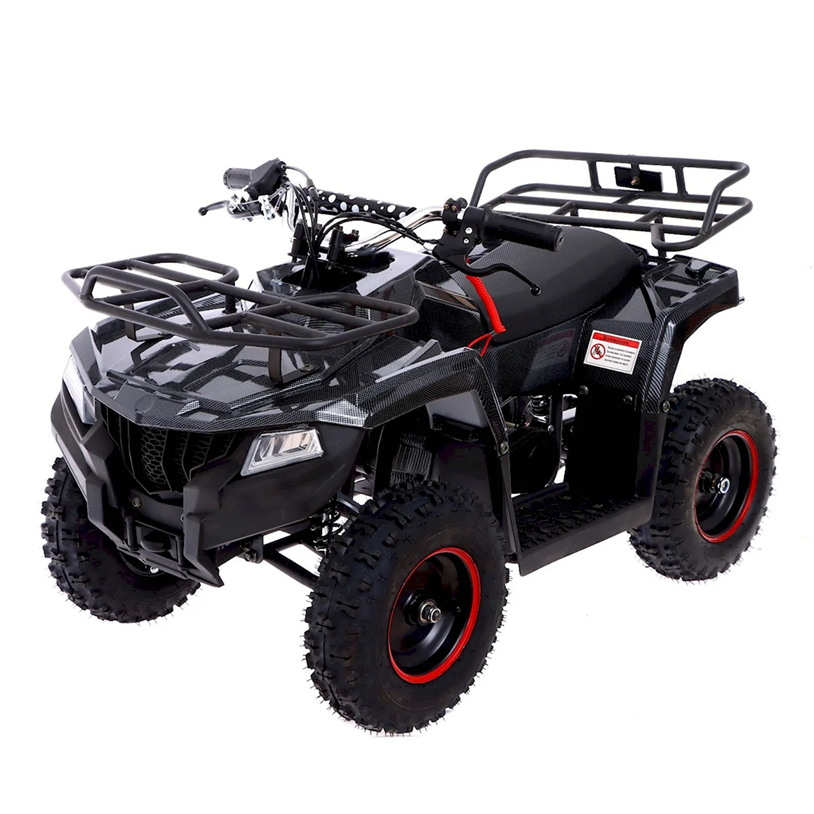 Квадроцикл бензиновый atv g6.40 - 49cc цвет чёрный карбон