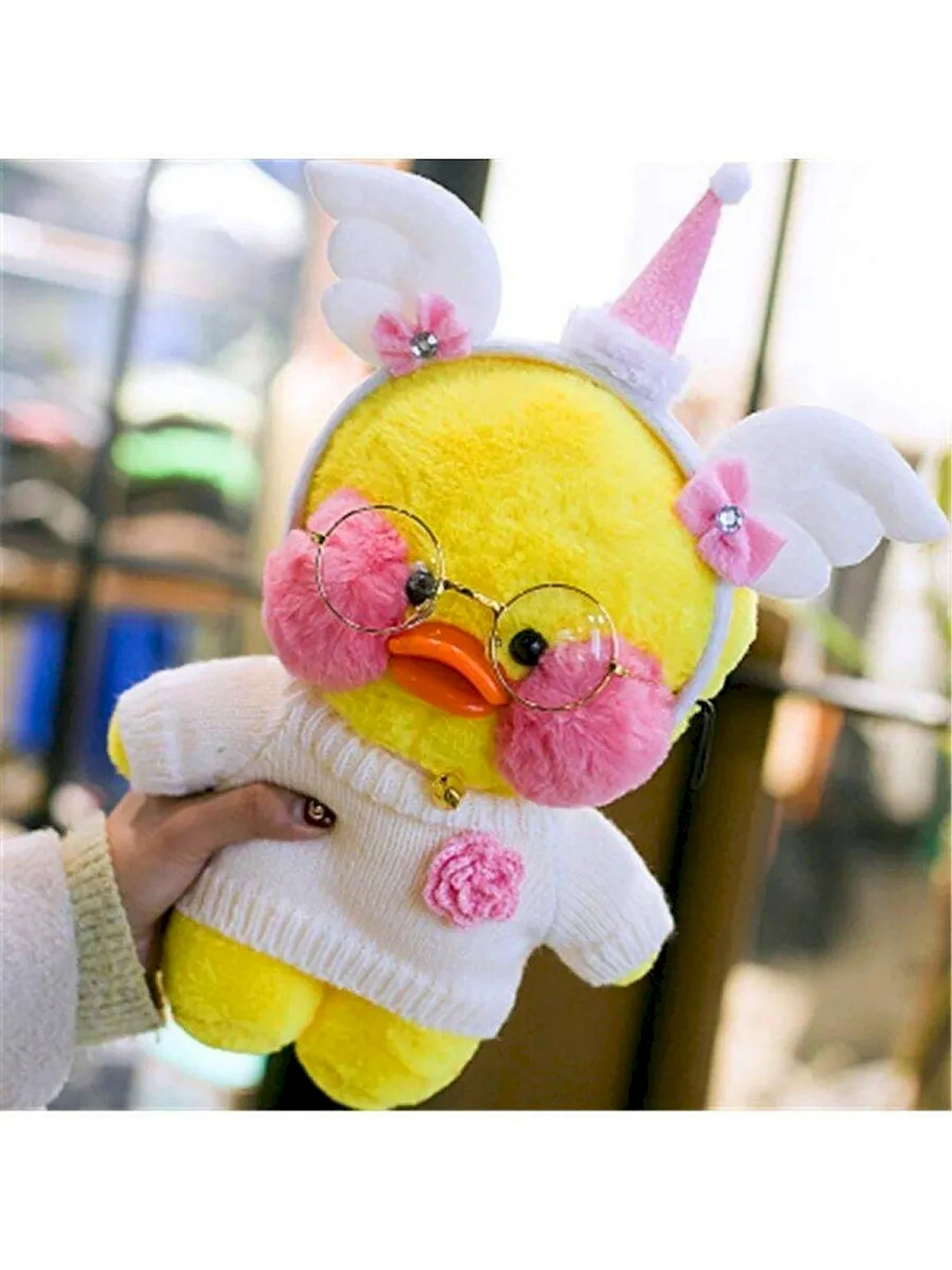 Lalafanfan плюшевая утка